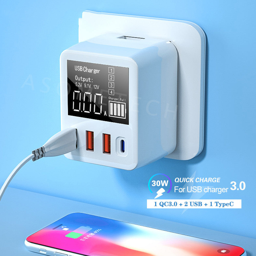 VoltVoyager 4-Port Travel Charger