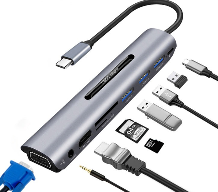 NexusPort 9-in-1 USB-C Docking Hub
