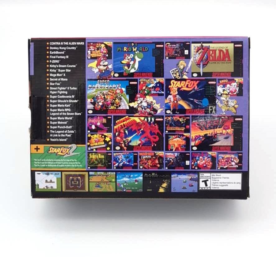 RetroBlast™ - 16-bit SNES Mini Game Console Replica