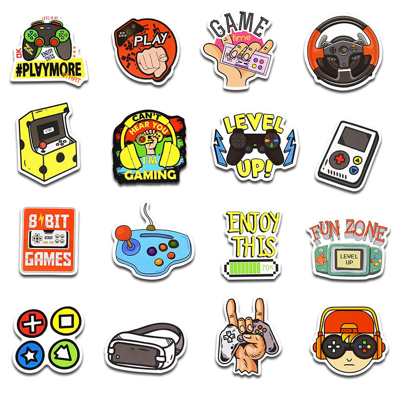 PlayStation Doodle Sticker Pack – Personalize Your Laptop, Suitcase, and More