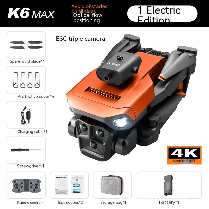 SkyMaster™ K6 MAX UAV - Triple-Camera HD Aerial Drone