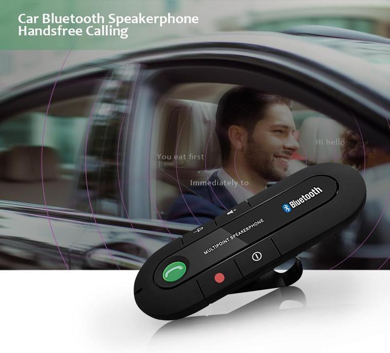 DriveTalk Pro: Bluetooth Car Visor Speakerphone