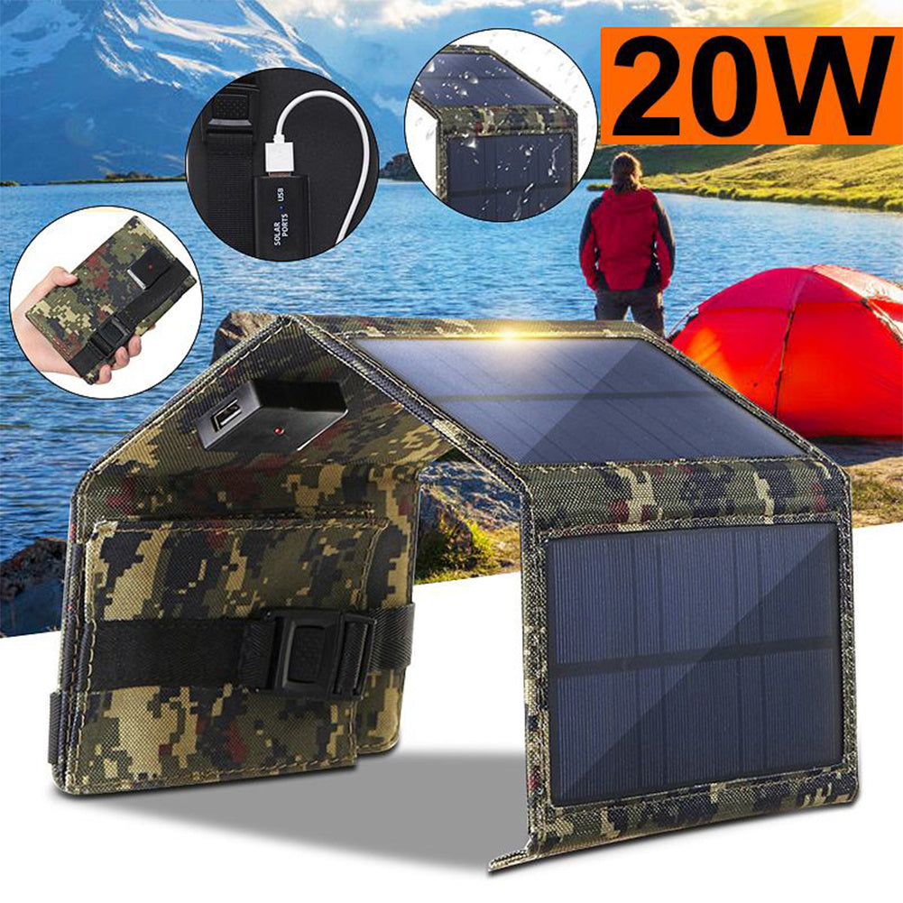 SolarFlex Foldable Solar Charging Bag