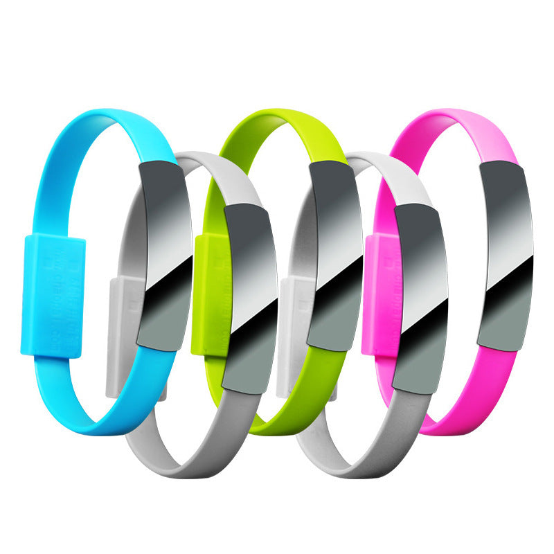 ChargeBand USB Silicone Bracelet Cable - Compact & Stylish Charging Solution