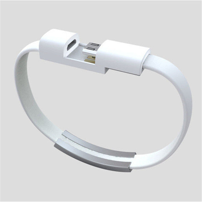 ChargeBand USB Silicone Bracelet Cable - Compact & Stylish Charging Solution