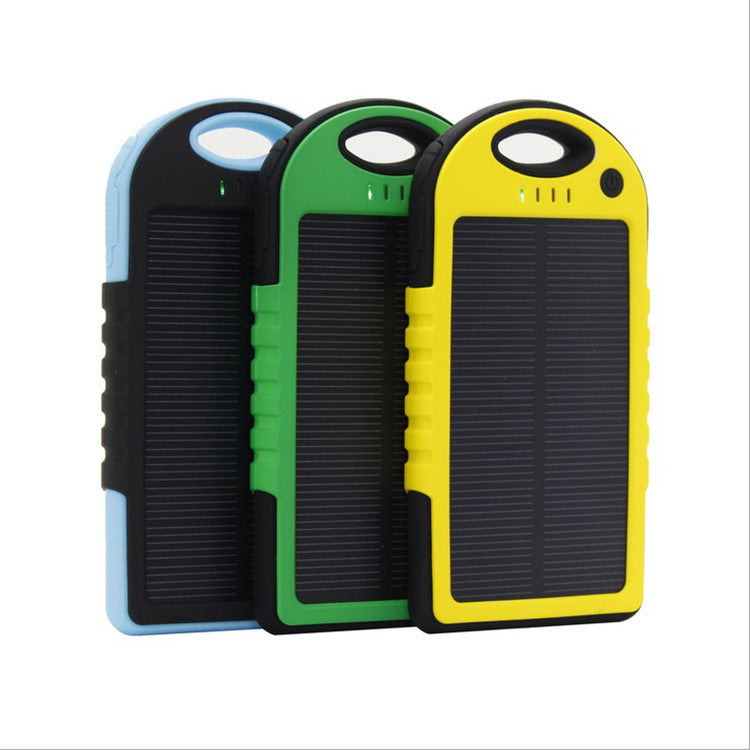 SunCharge Duo – Solar Power Bank & Dual Battery Charger