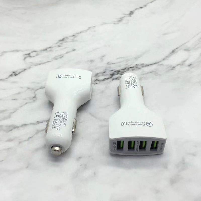 TurboCharge QC3.0 Car Charger – Fast Charging for On-the-Go with 2.0 & QC3.0 Technology