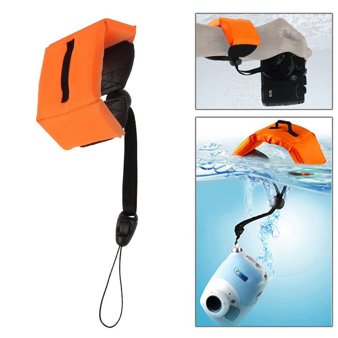 FloatPro™ Dive Belt: Camera Buoyancy & Floating Wrist Strap
