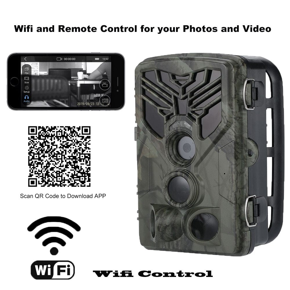 WildEye™ WiFi830 Pro | 20MP Bluetooth Hunting & Field Tracking Camera