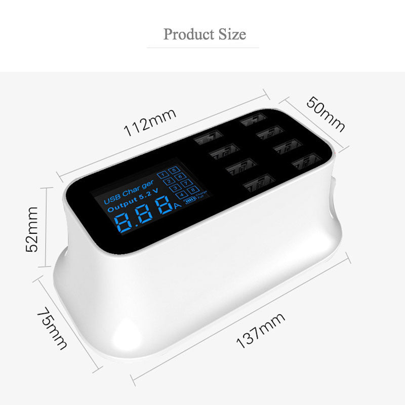 LuxeCharge 40W8 Digital Display Fast Charger