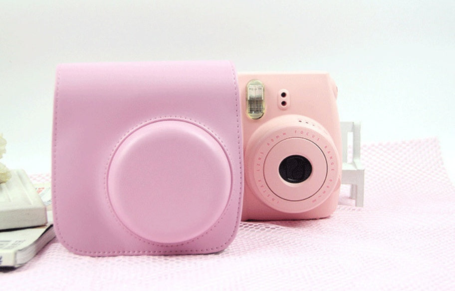 The LuxeGuard Mini Leather Camera Case