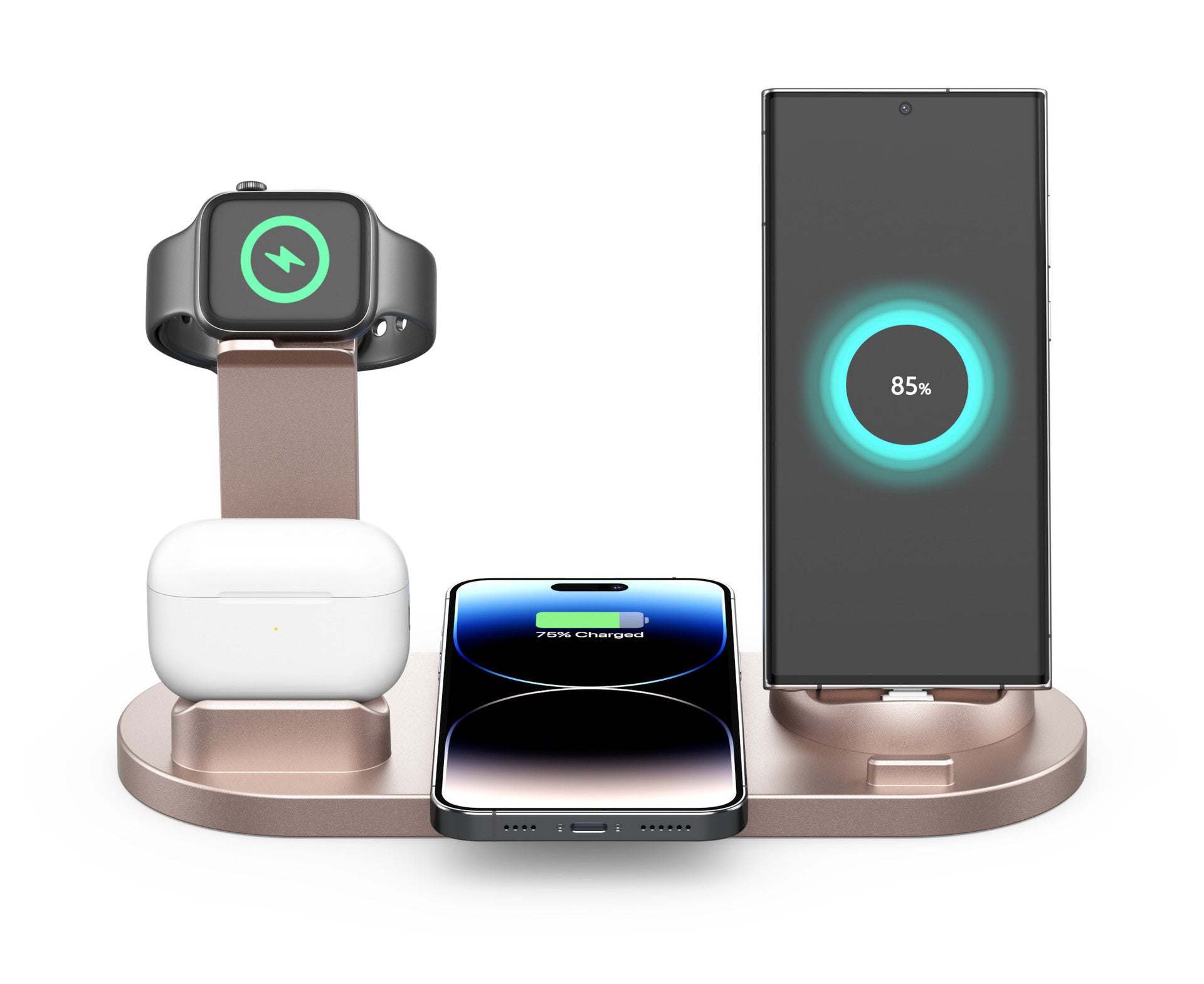 The PowerHub 3-in-1 Wireless Charging Station