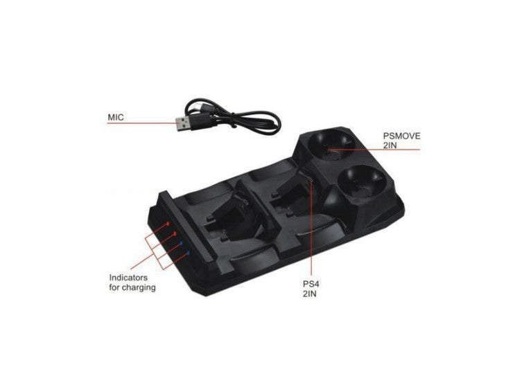 PowerDock Pro – Multifunctional PS4 Controller Charger