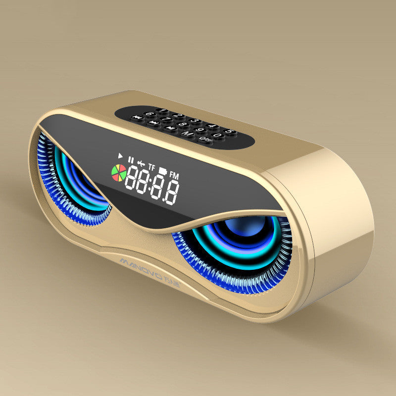VibeBeam Colorful Bluetooth Speaker with Dual Speakers