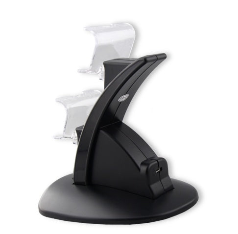 The PowerBase Dual USB Charging Dock for PS4 Controllers