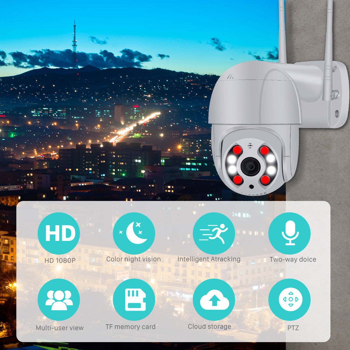 VigilantEye Luxe Wireless WiFi Surveillance Camera