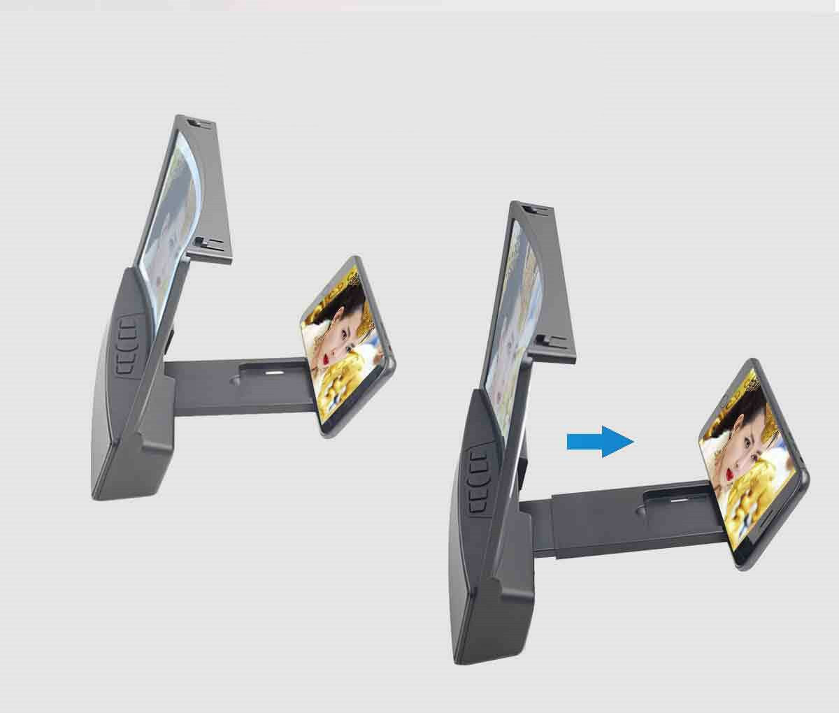 VistaMax Duo – 10” Curved Mobile Screen Magnifier with Dual Bluetooth Speakers