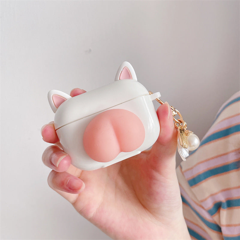 CushionPop Kawaii Press Butt Stress Relief AirPods Case