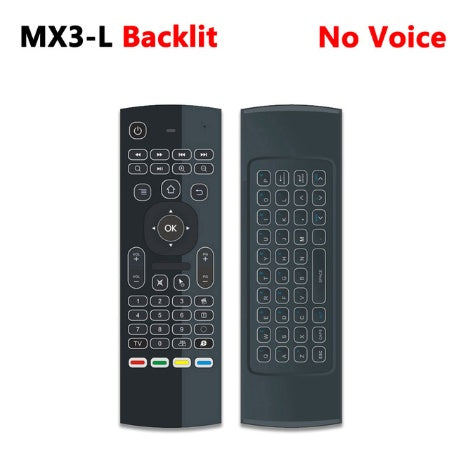 AirControl Pro™ — Backlit Smart Voice Remote & Wireless Keyboard