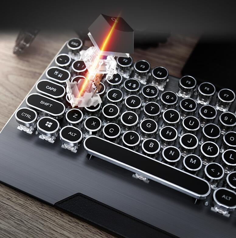 CogMaster™ Steampunk Mechanical Keyboard – Vintage Elegance Meets Modern Precision