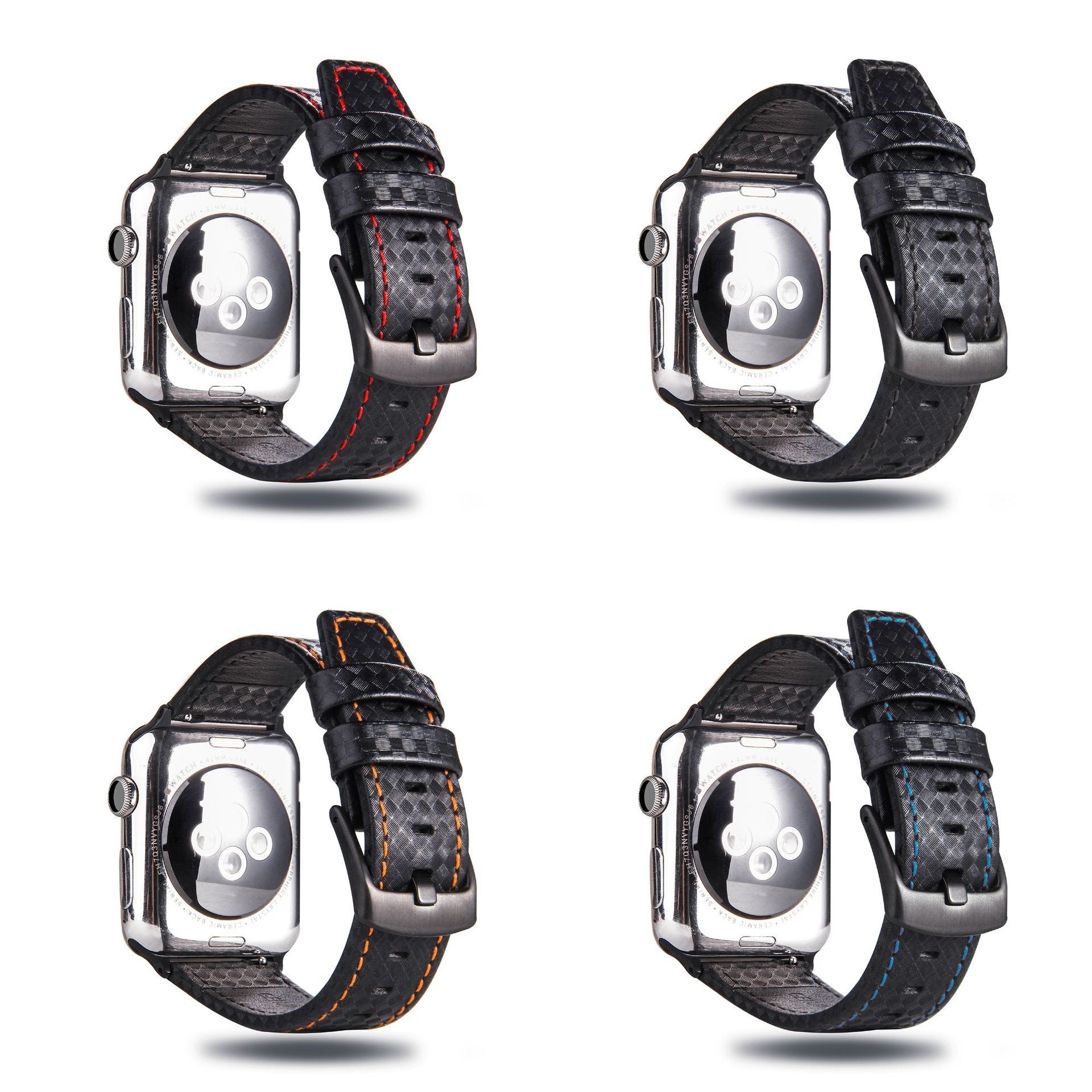 AetherLux™ CarbonCraft Leather Watch