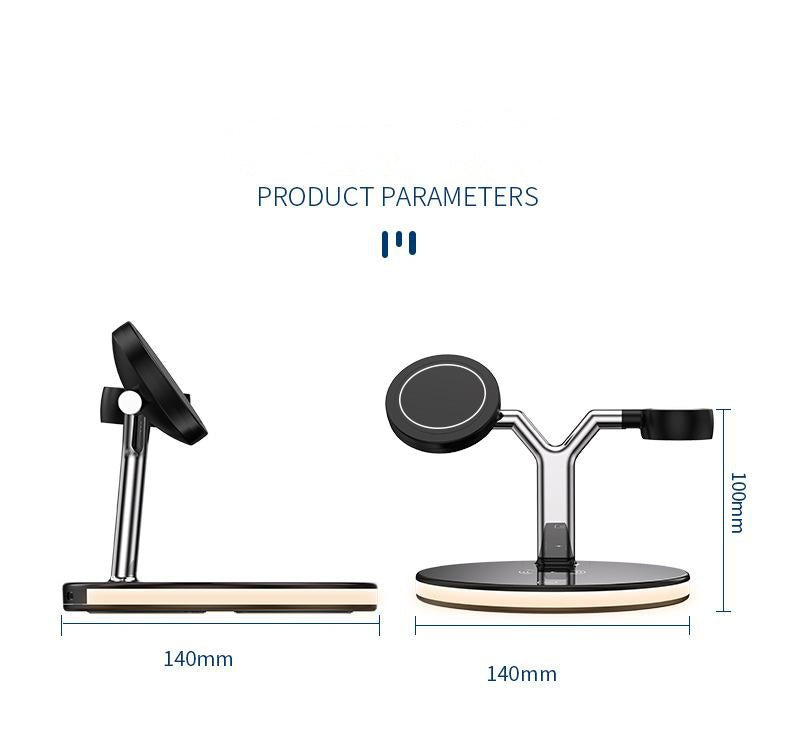 The PowerSync™ 3-in-1 Magnetic Wireless Charger