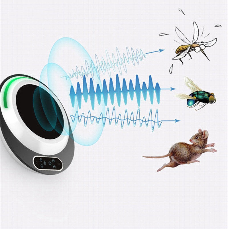 AquaGuard Elite - Multifunctional Intelligent Ultrasonic Mosquito Repellent