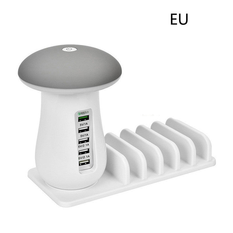 MushCharge™ 2-in-1 LED Lamp & USB Charger