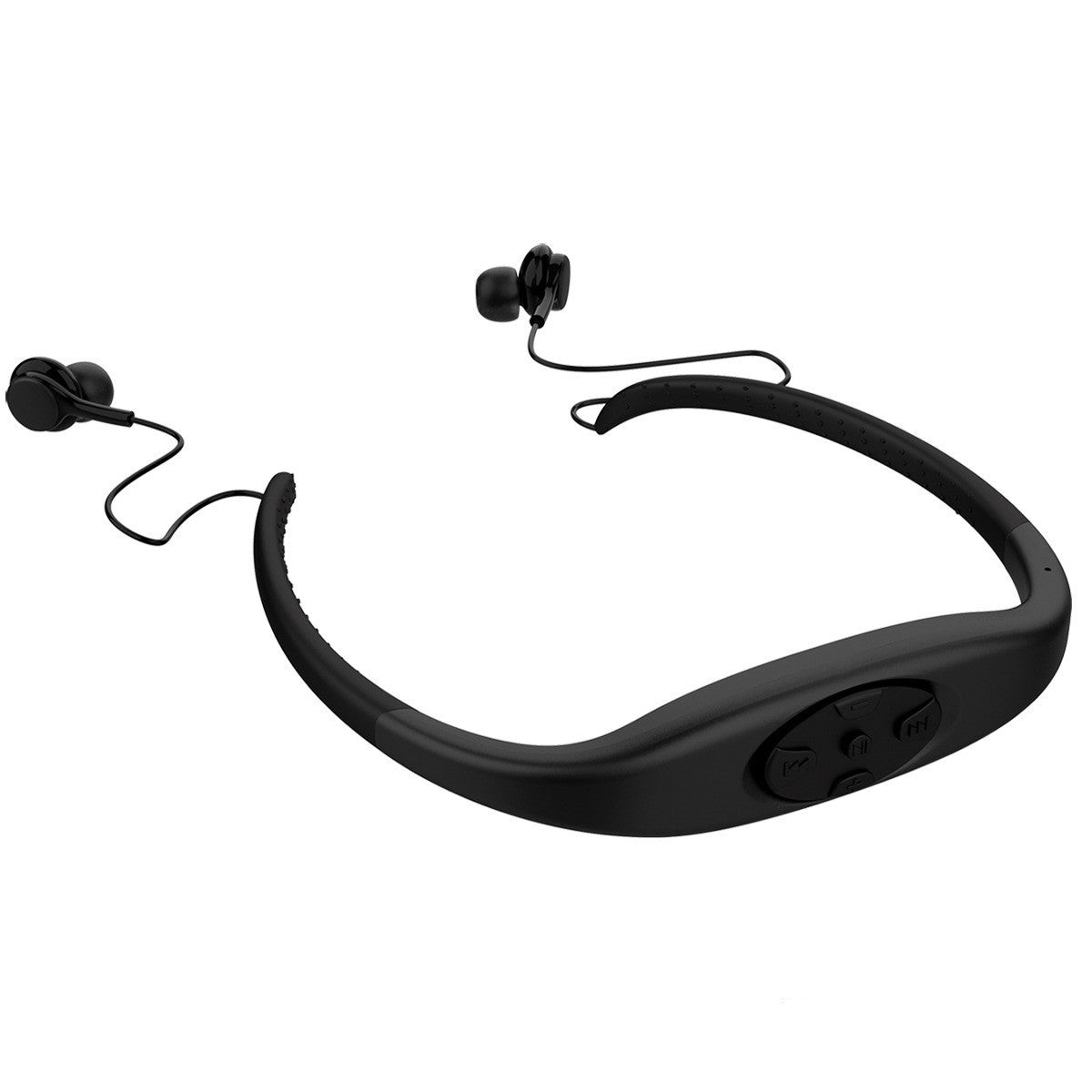 AquaBeat 2-in-1 Bluetooth Wireless Earphone & MP3 Music Player – IPX8 Waterproof Sport Neckband Stereo Headset
