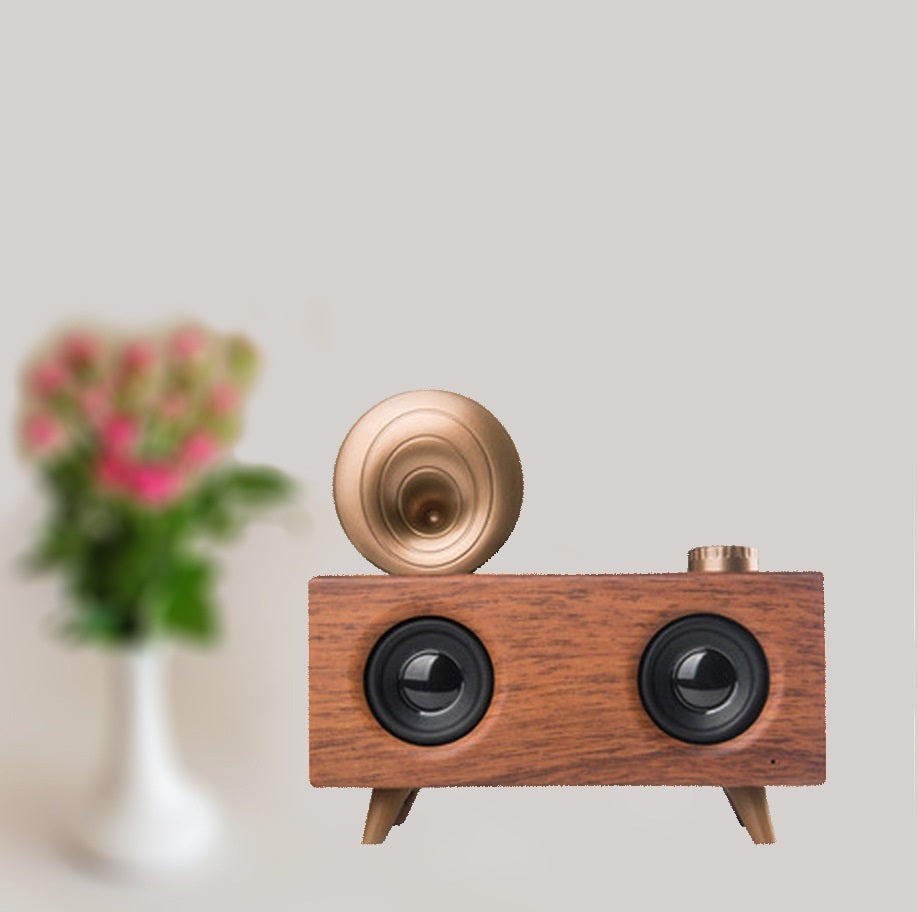FloraSound: Home Wireless Horn Flower Bluetooth Speaker