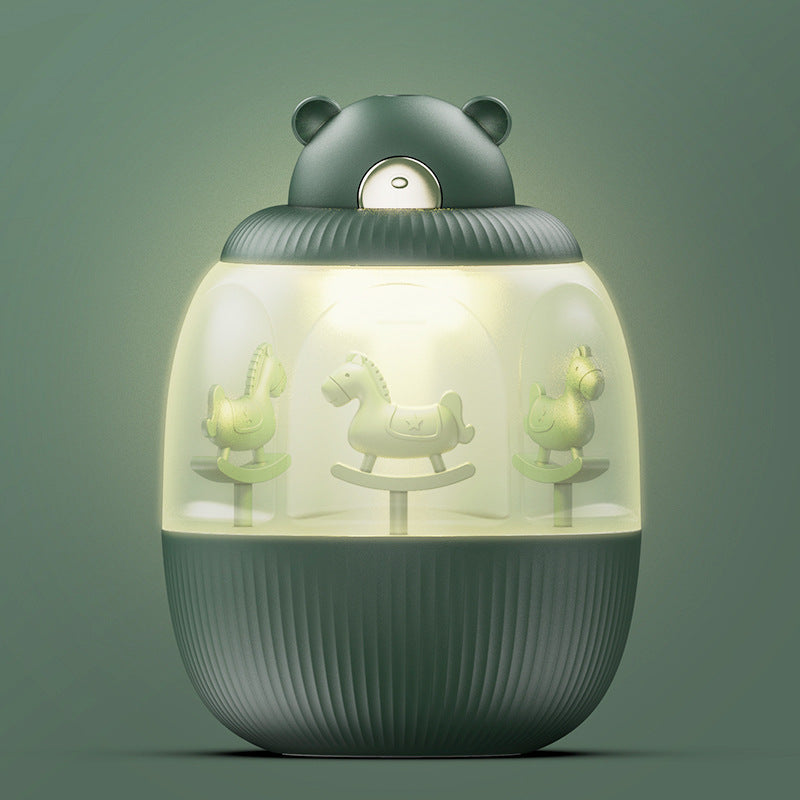 AquaMist™ Carousel – USB Rechargeable Cool Mist Humidifier