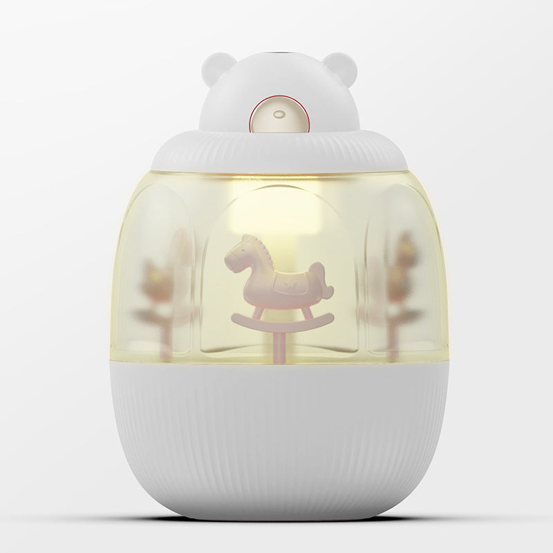 AquaMist™ Carousel – USB Rechargeable Cool Mist Humidifier