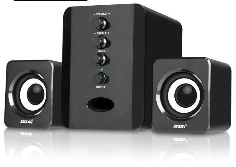 BassWave™ D-202 Computer Speakers & Subwoofer Sound System