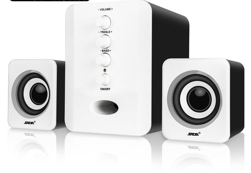BassWave™ D-202 Computer Speakers & Subwoofer Sound System