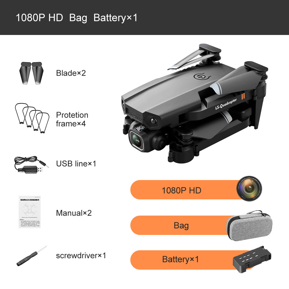 SkyVista™ Mini UAV – Fixed-Height Quadcopter with Dual-Lens Aerial Photography & Cross-Border Remote Control