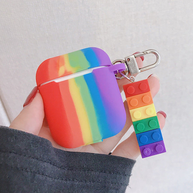 LuxeAura Rainbow Shield - Apple AirPods & Pro3 Protective Pendant Case