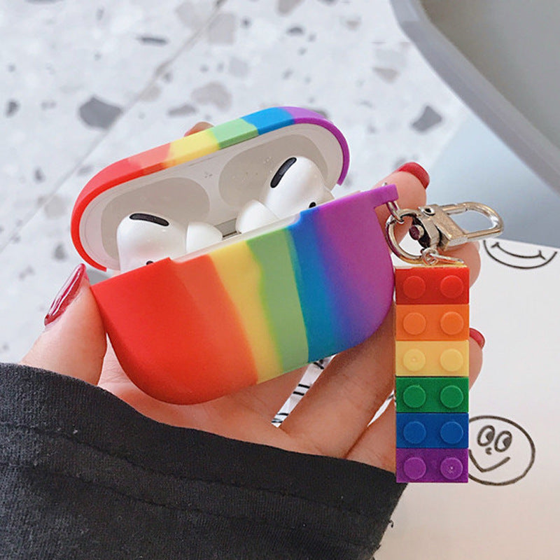 LuxeAura Rainbow Shield - Apple AirPods & Pro3 Protective Pendant Case
