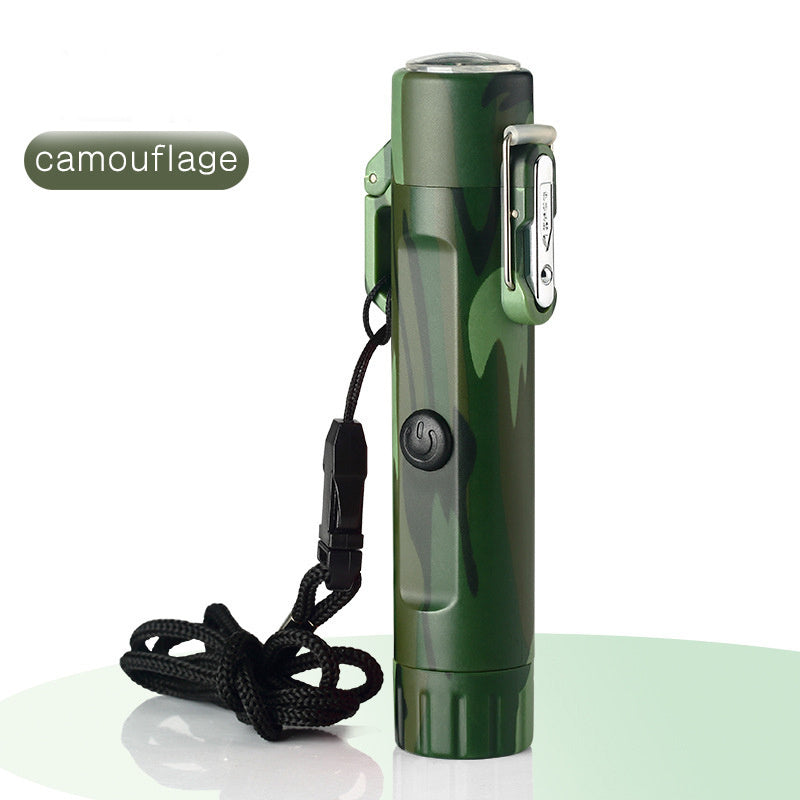 TrailBlaze™ – Outdoor Travel Compass & Rechargeable USB Pulse Lighter