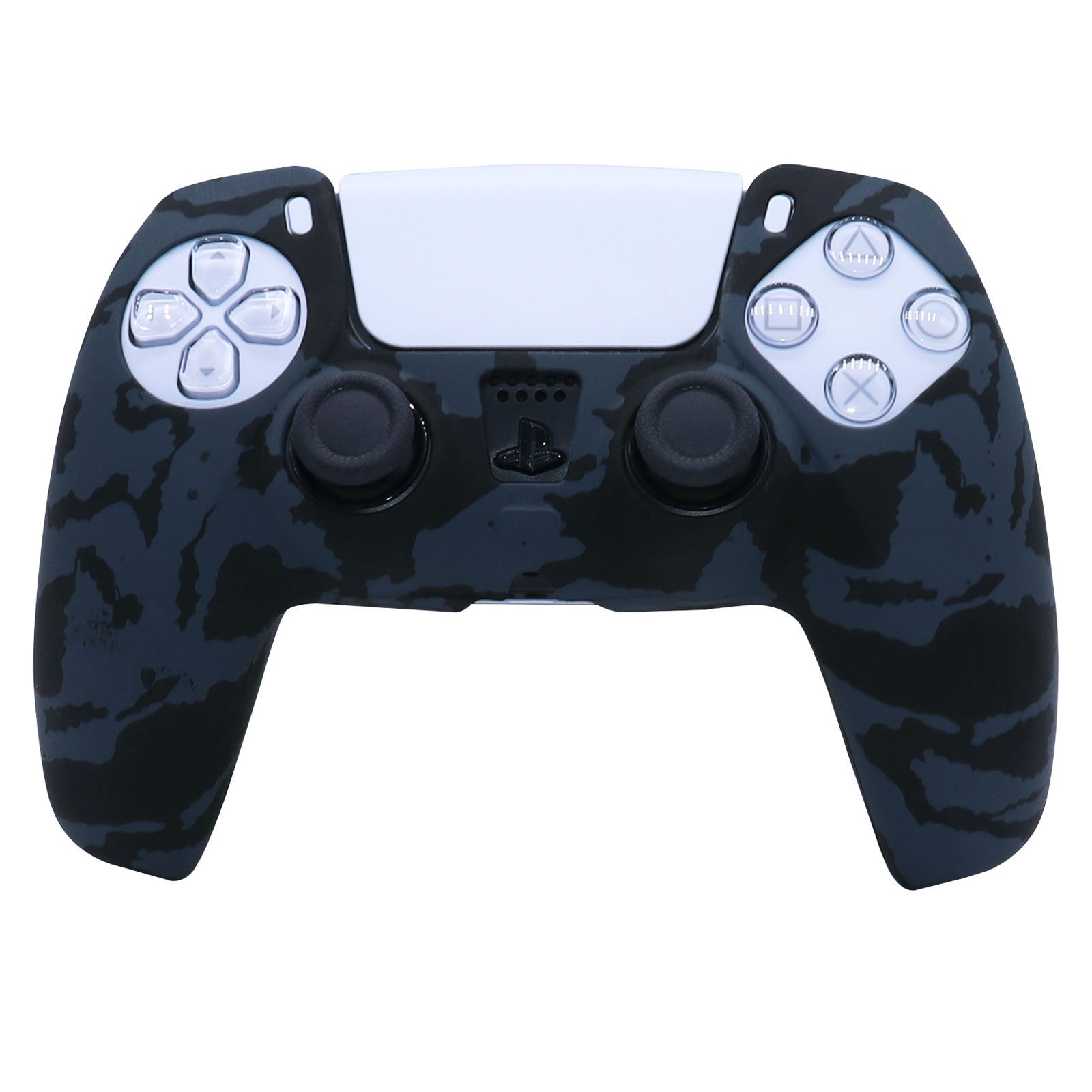 GripGuard Pro – PS5 DualSense Silicone Protective Case & Thumb Grips