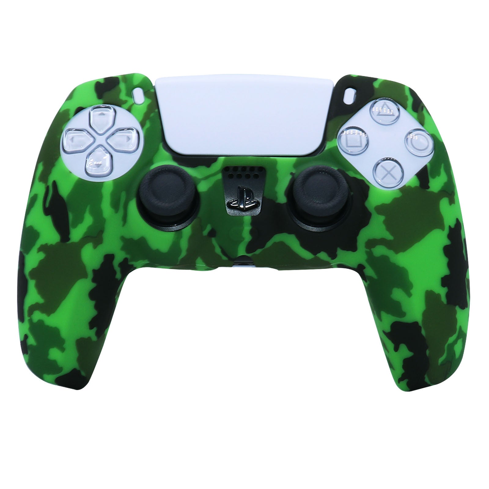 GripGuard Pro – PS5 DualSense Silicone Protective Case & Thumb Grips