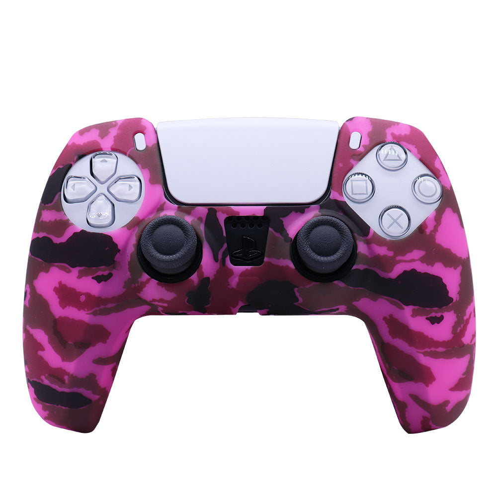 GripGuard Pro – PS5 DualSense Silicone Protective Case & Thumb Grips