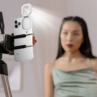 LumaGlow: The Ultimate Selfie Beauty Ring Flashing Light iPhone Case