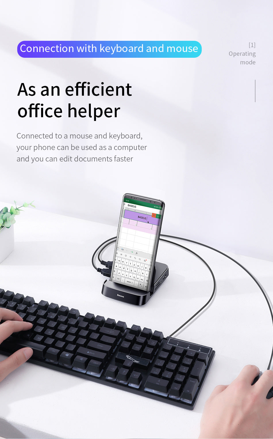 ConnectPro X: Type-C Smart HUB Docking Station & HDMI Converter