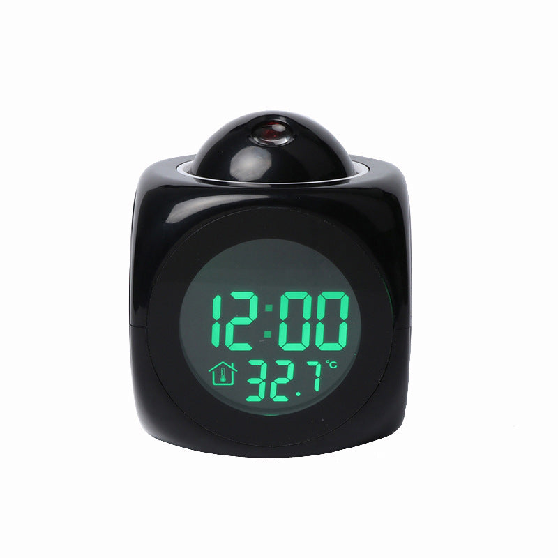 EchoTime™ – LED Projection Alarm Clock with Voice Report