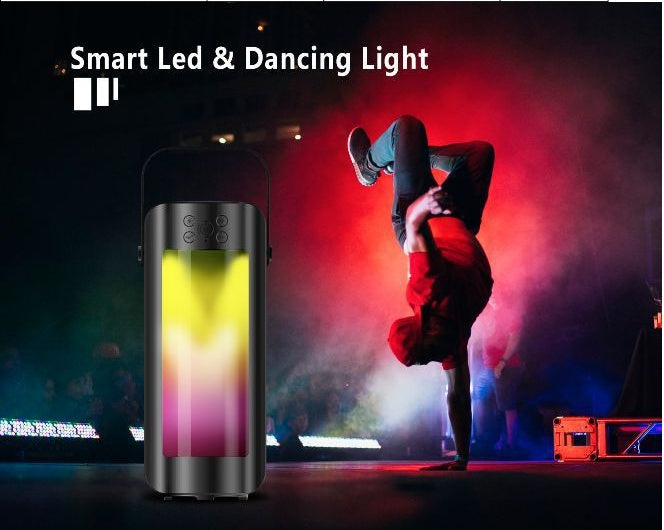 LumaSound Explore™ — Wireless Bluetooth Speaker with LED Lantern & Night Light for Outdoor Adventures