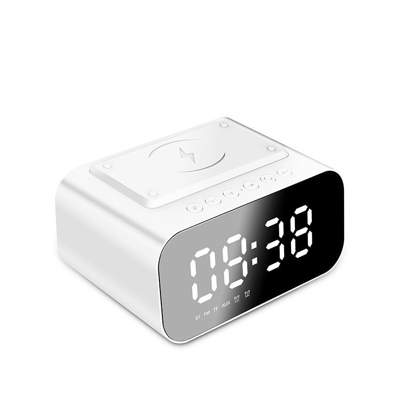 EchoCharge™ Wireless Charging Bluetooth Speaker Clock