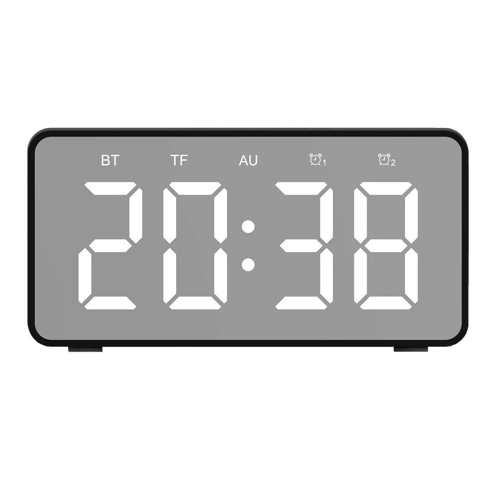 EchoCharge™ Wireless Charging Bluetooth Speaker Clock