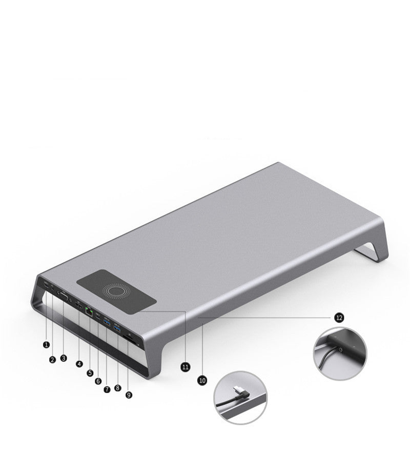 DockMaster™ 11-in-1 Wireless Type-C Docking Station