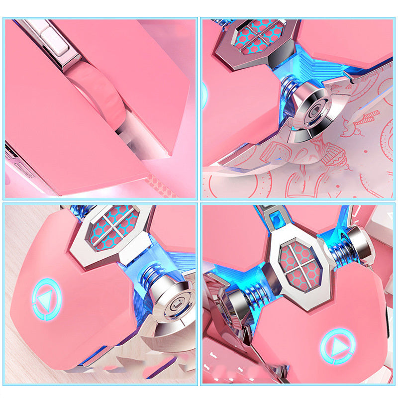 PhantomGlide™ Light-Emitting Gaming Mouse – Precision, Performance, and Power