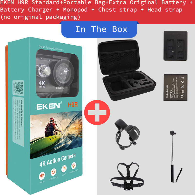 AquaVision™ H9R Sports Camera – Waterproof HD Action Camera with Anti-Shake Stability